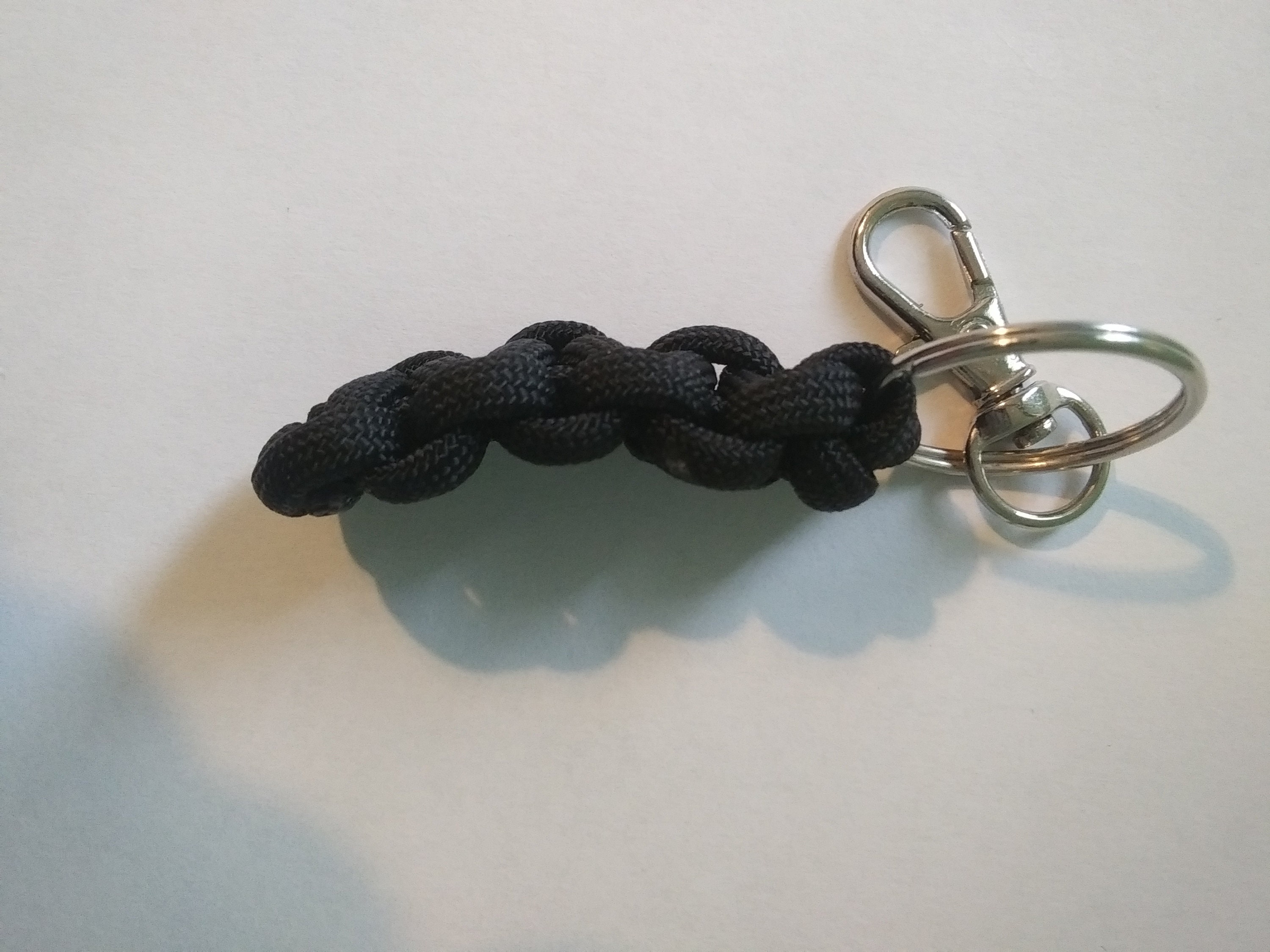 Short Black Woven Keychain Etsy UK