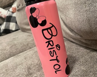 Minnie Inspired Water Bottle