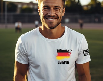EURO CUP 2024 GERMANY Team T-shirt Unisex Football Euro's 2024 European Cup Tee Men and Women's Football Shirt