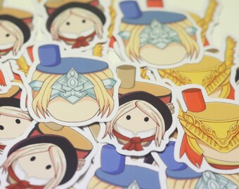 Verschiedene Soulsborne Bubble Tea Sticker