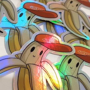 Diddy Kong Banana Holographic Stickers