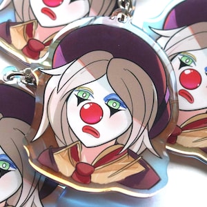 Bloodborne Doll Clown Keychain