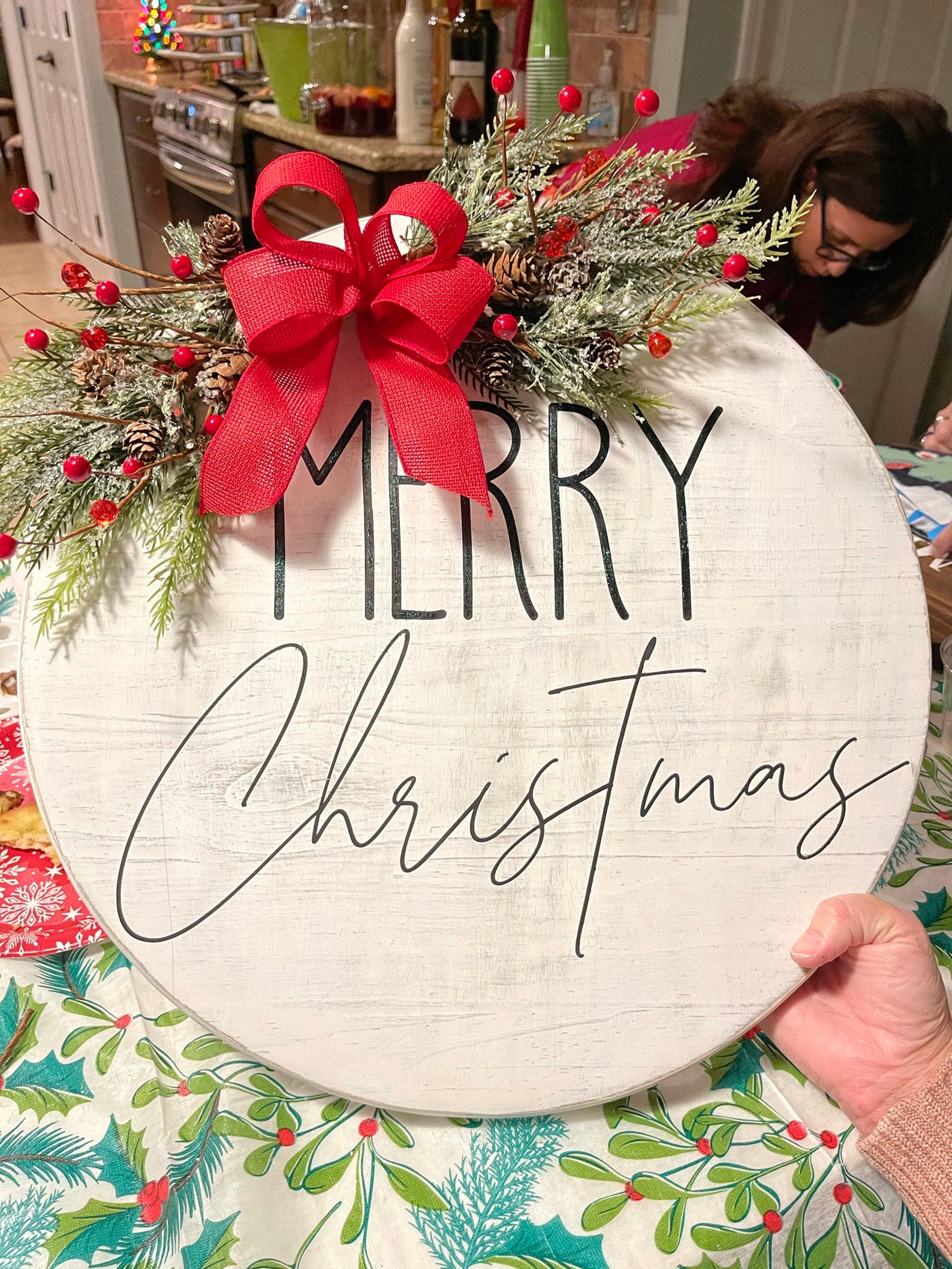 Holiday Decoration Merry Christmas_01  Etsy