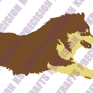 Lapphund, Northern breed, coursing, running, leaping, Dog, SVG, PNG, Ai, PDF, Clipart, vector art, cut file,