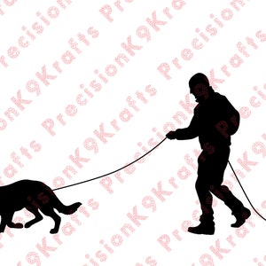 羊飼いと一緒に追跡する男性、SVG、シュッツフント