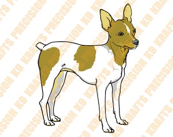 Toy Fox Terrier, Toy Fox, SVG, EPS, dxf, Ai, png