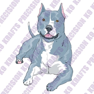 Blue pitbull, American pitbull terrier, pitty, SVG, DXF, EPS, png,