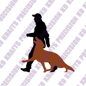 Male Handler, Malinois, schutzhund, heeling, fuss, IPO, PSA, dxf, eps, svg,