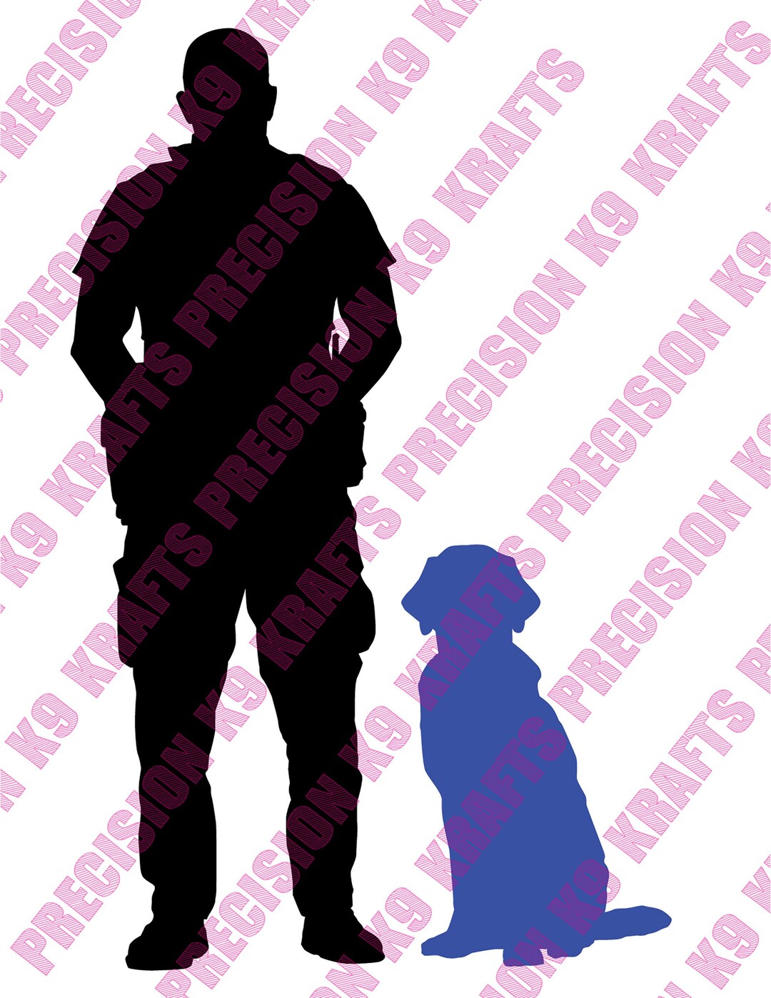 Officer With Labrador K9 Police Dog Etsy