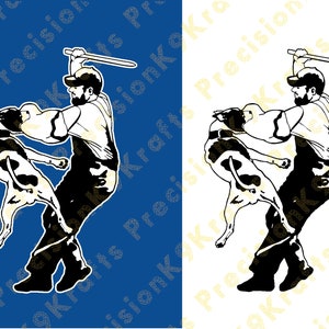 Bouledogue standard sur la manche, bouledogue américain, dxf, svg, eps, ai