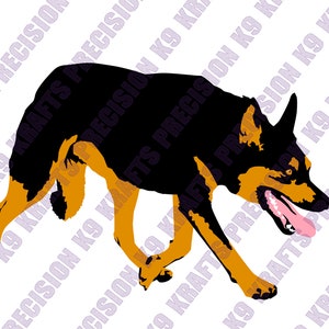 Australian Kelpie, Kelpie, herding breed, sheep dog, SVG, PNG, Ai, PDF, Dxf,