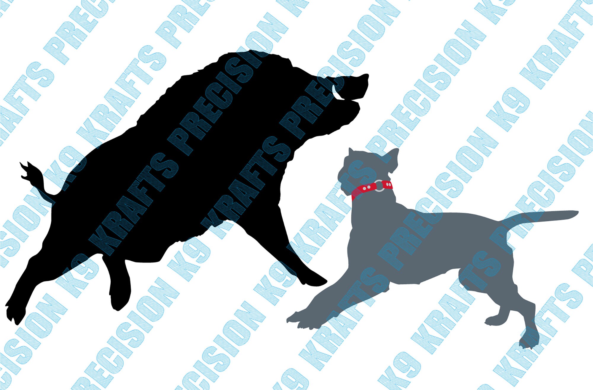 Bull Terrier Pig Hunting Baydog, Russian Boar, Dog, Chasing, Wild