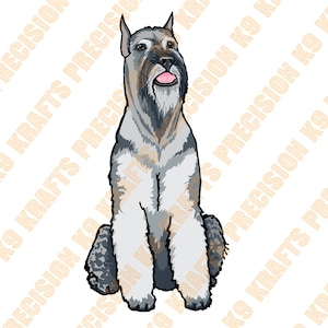 Giant Schnauzer, Schnauzer, SVG, DXF, eps, ai, png