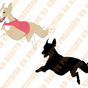 Whippet, lévrier, course, course, SVG, PNG, Ai, PDF, Clipart,