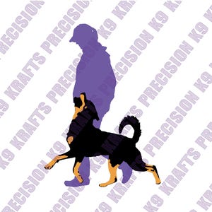 Rottweiler heeling, Schutzhund, IPO, svg, eps, ai, png, dxf