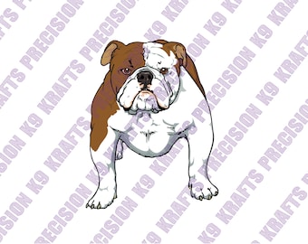 English Bulldog, Bulldog, dxf, svg, png,