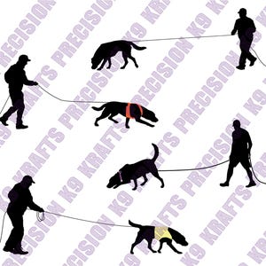 Labrador Tracking Dog SVG: Scent Work Clipart (Digital File)