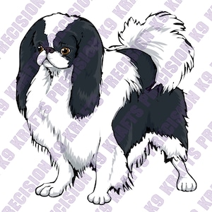 Japanese Chin, svg, eps, ai, dxf, png