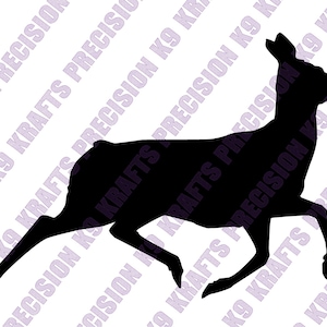 Maultier Reh Reh, Maultier Reh, bei der Jagd, SVG, Ai, PDF, PNG, Dxf,