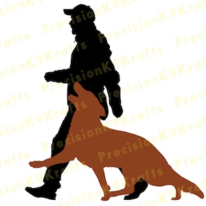 Male Handler with Malinois