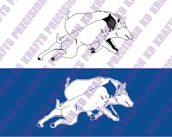 American bulldog, catch dog, feral hog, svg, dxf, eps, ai, png