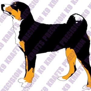 Entlebucher Sennenhund, EMD, Konfirmation, Stapel, Dxf, svg, Png, Eps