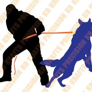 保護犬の訓練、SVG、DXF、APE、