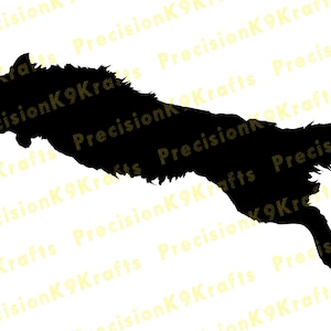 Leaping Border Collie, ai, eps, svg, png, dxf