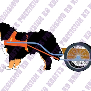 バーニーズ・マウンテン・ドッグ、バーニーズ、荷馬車、牽引犬、作業犬、SVG、Ai、PDF、