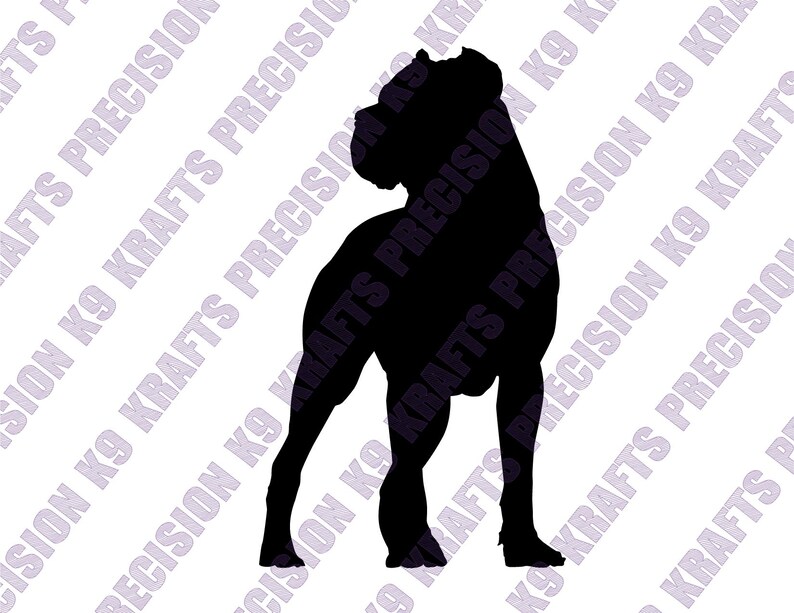 Perro, de Presa canario, Presa, Spanish mastiff, gaiting, SVG, PNG, Ai, PDF, Dxf image 2