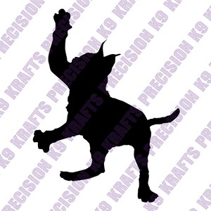 Bobcat, Wildcat, jumping, svg, dxf, eps, png, ai