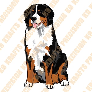 Berner Sennenhund, Mastiff, Arbeitshund, DXF, SVG, EPS, png, ai