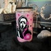 Ghost Face Snow Globe Glass Can Tumbler 
