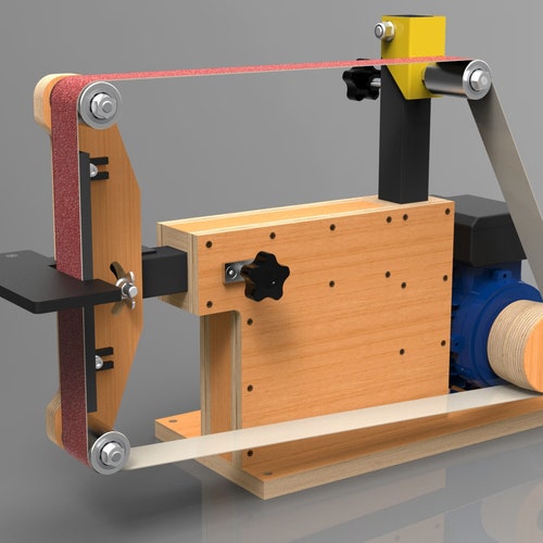 Pivotable Belt Grinder DXF Step Files Plans Etsy