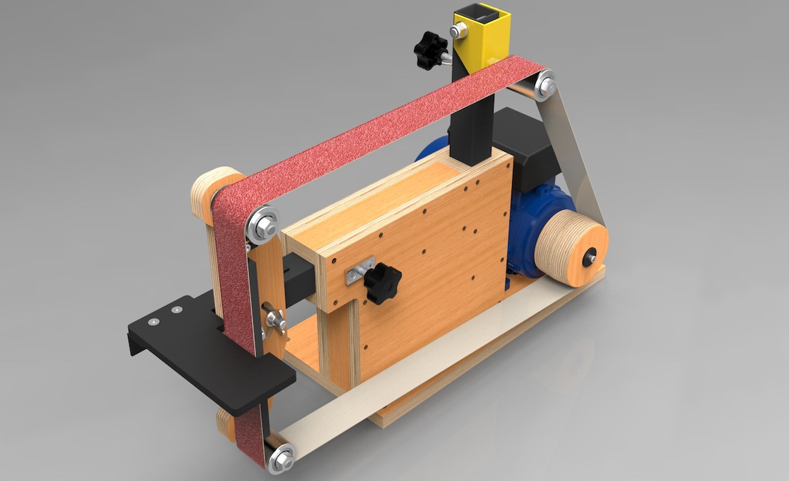 2x72'' Belt Grinder Plans PDF and DXF Files Included DIY With Home