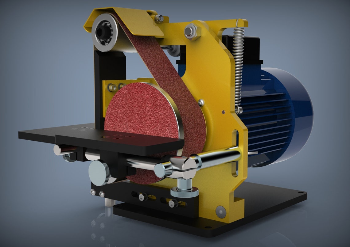 2x24'' Mini Belt Grinder Plans PDF and DXF Files Included Etsy