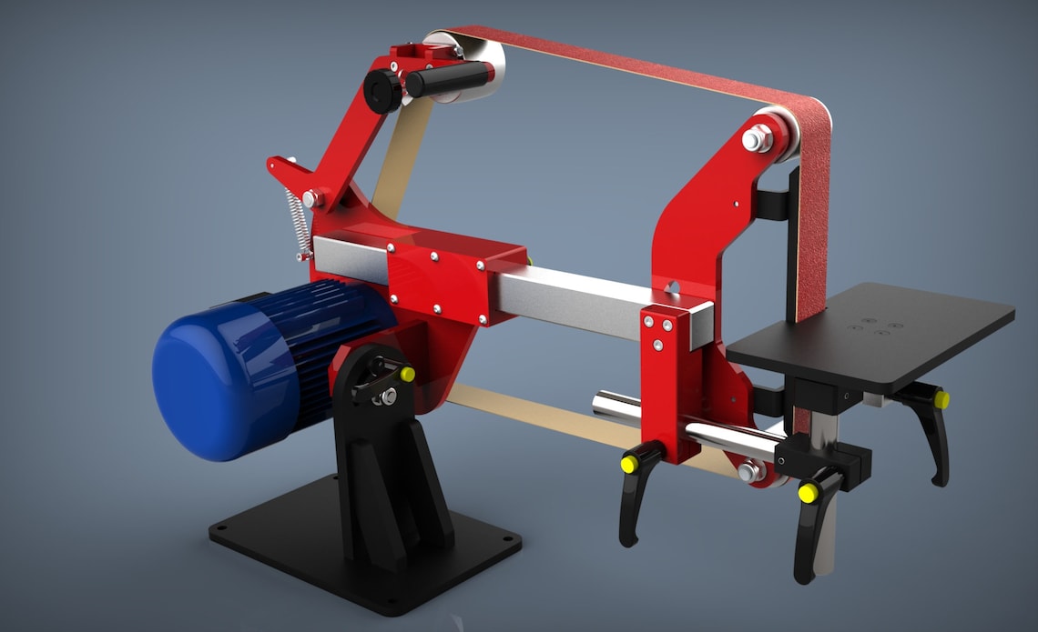 2x72'' Tilting Belt Grinder Plans PDF and DXF Files Etsy
