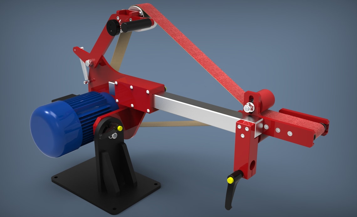 2x72'' Tilting Belt Grinder Plans PDF and DXF Files Etsy