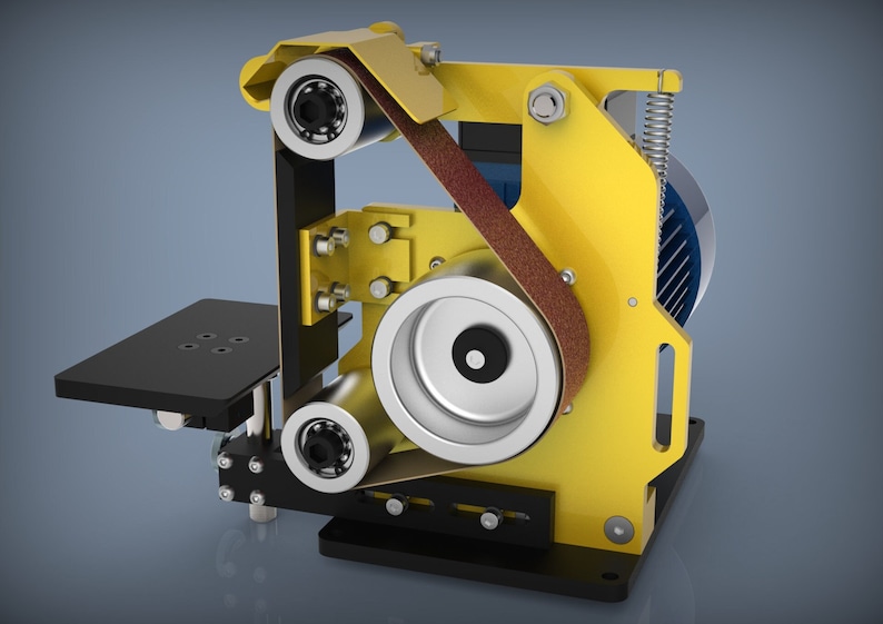 2x24'' Mini Belt Grinder Plans PDF and DXF Files Included Etsy