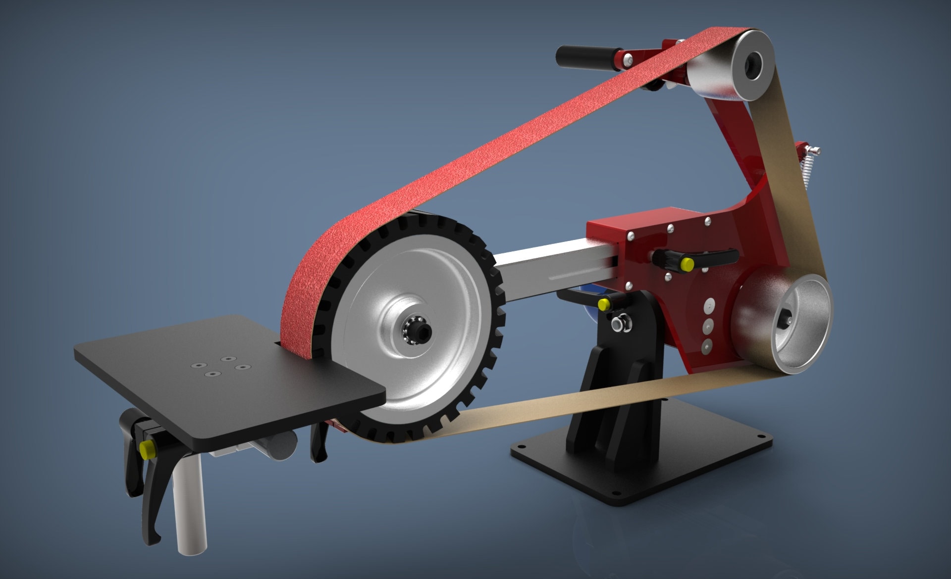 2x72'' Tilting Belt Grinder Plans PDF and DXF Files Etsy