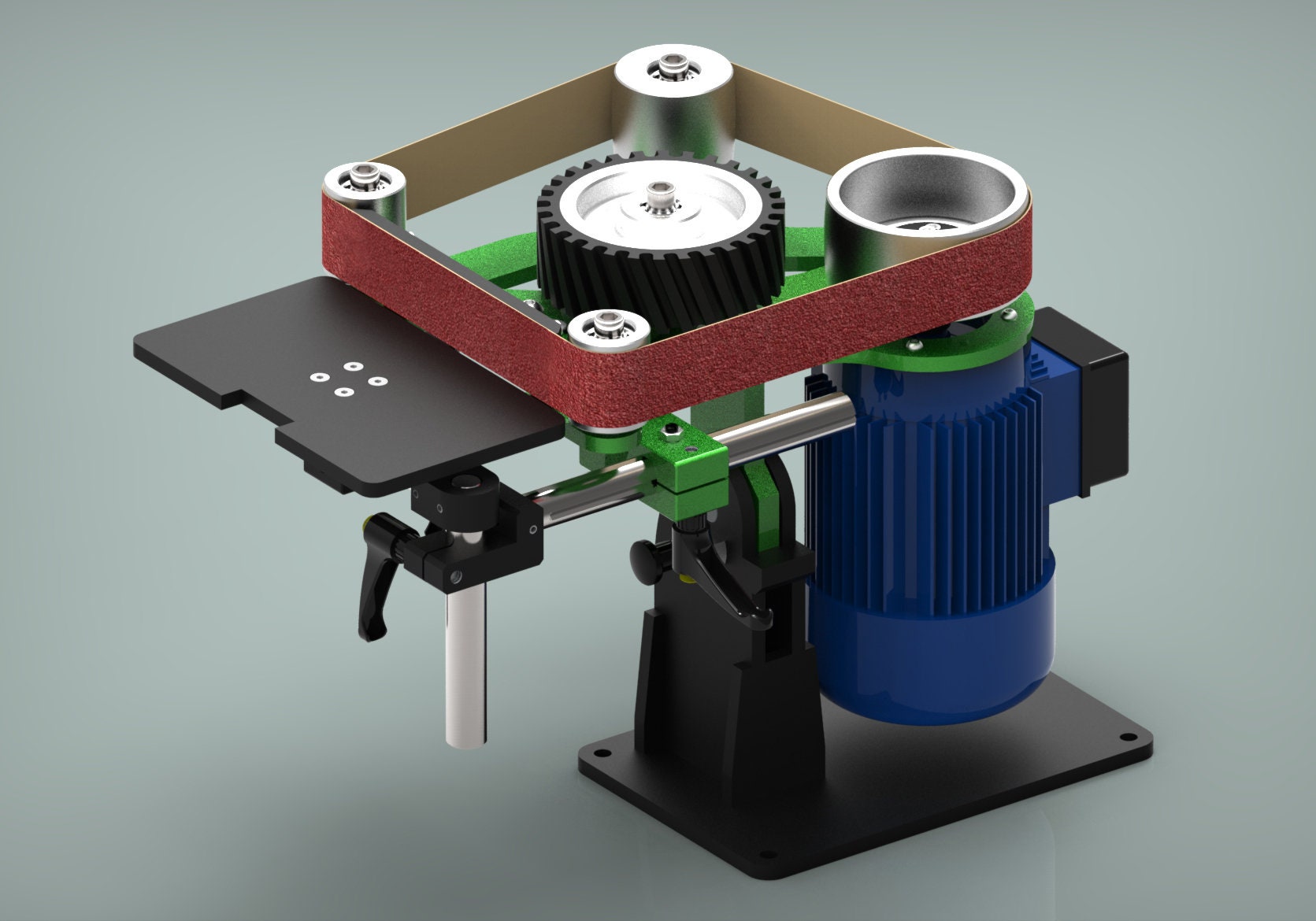 2x48'' Tilting Belt Grinder Plans PDF and DXF Files Included Etsy UK
