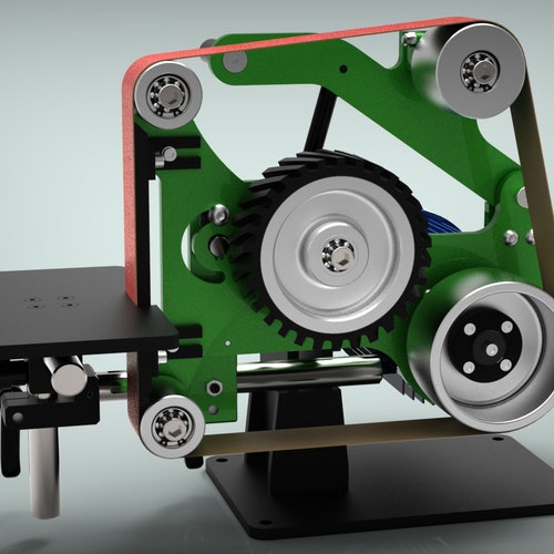 Pivotable Belt Grinder DXF Step Files Plans Etsy
