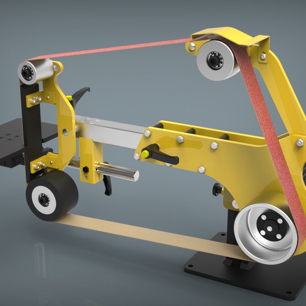 2x72'' Tilting Belt Grinder Plans | PDF and DXF Files Included