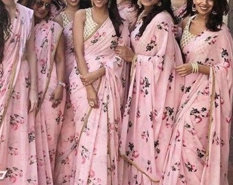 bridesmaid saree