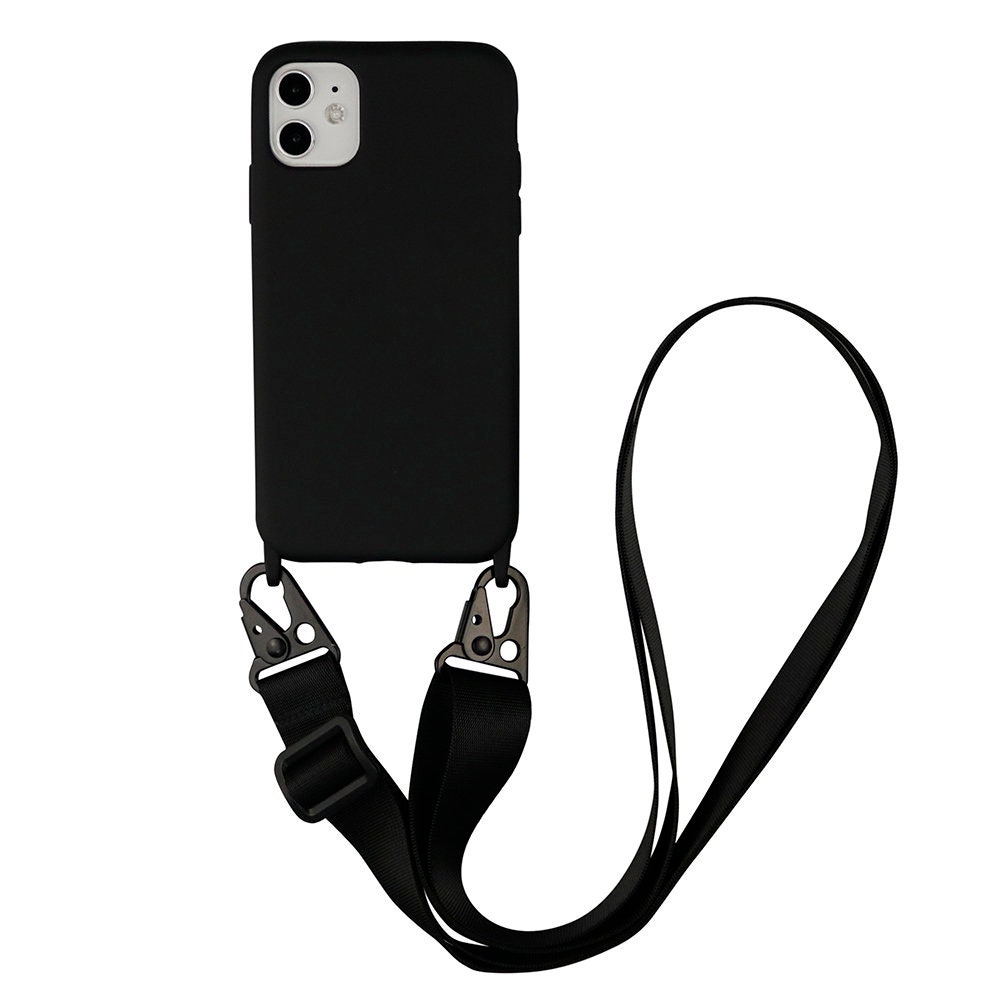 Black silicone iPhone case