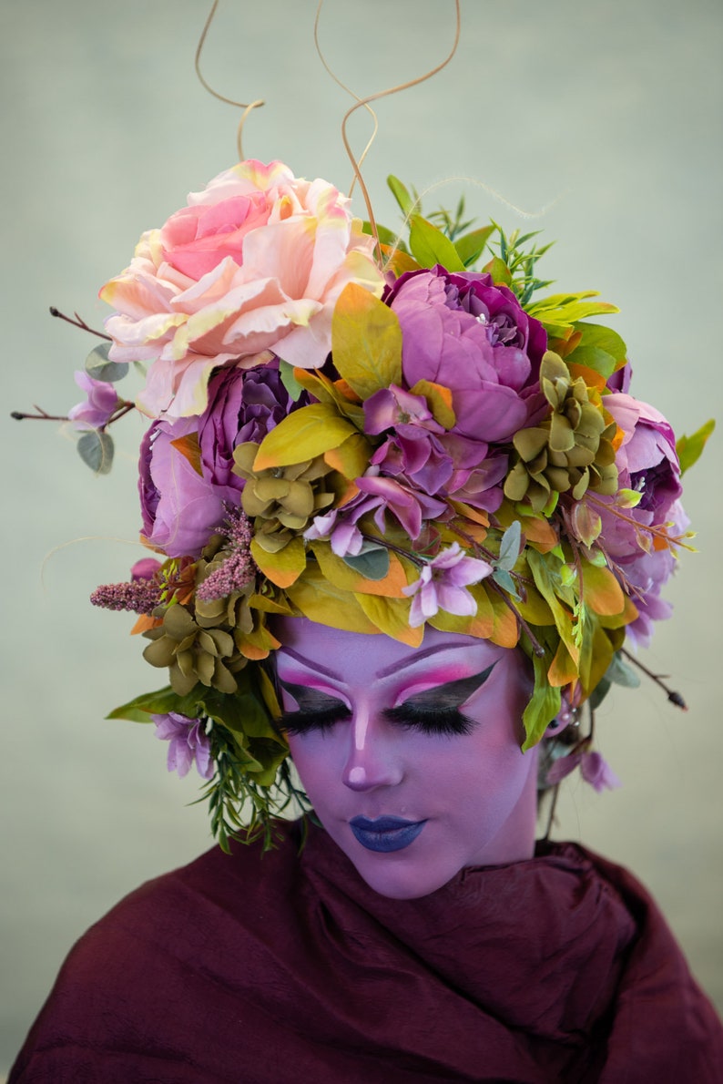 English Garden Headdress. - Etsy