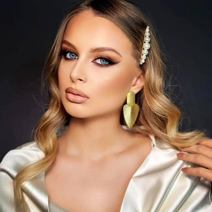 18K Gold Plated Earrings Made in Italy by Duestelle Italia
