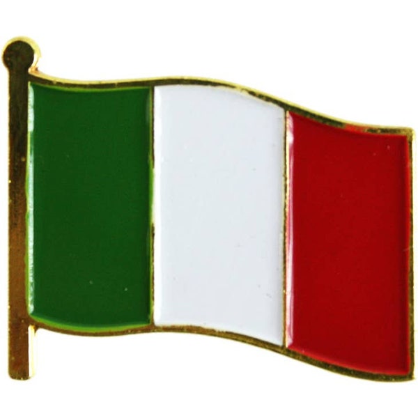 Italian Flag Enamel Pin