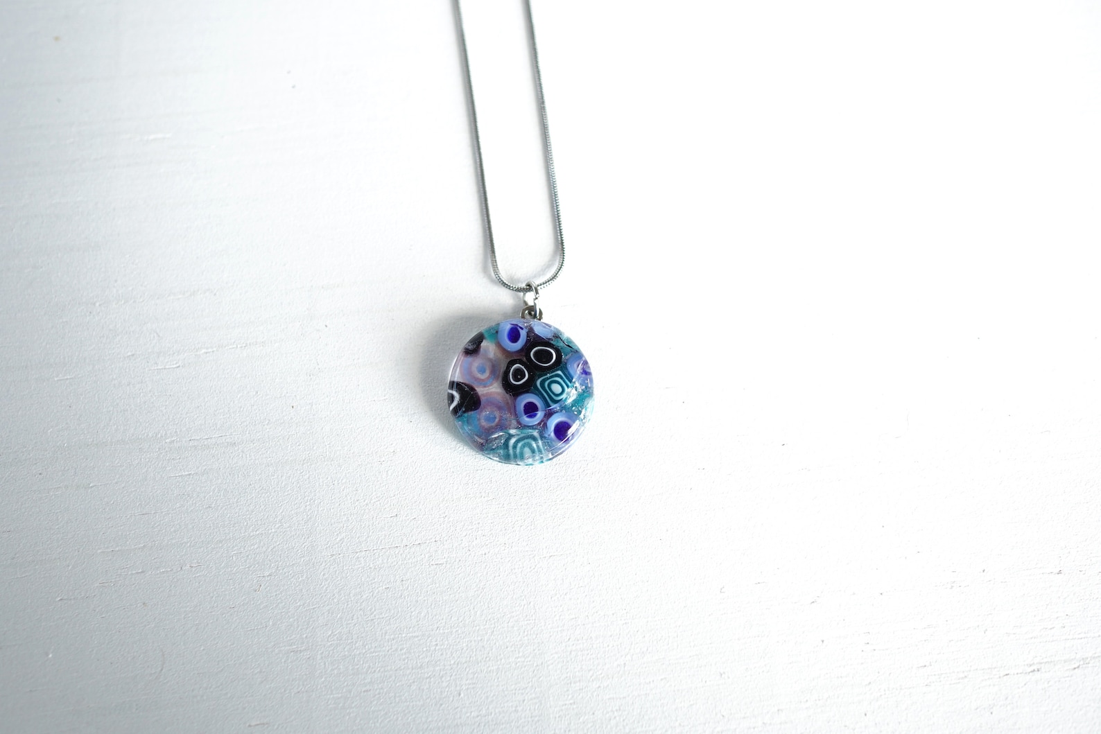Il Murano di Francesca 37mm Metallic Murano Glass Pendant & Strand Necklace main image 0