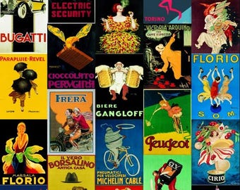Italian Posters - Collages - Made in Italy - Italian Art Prints